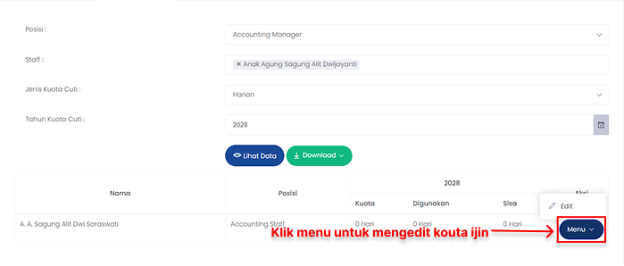 MENU KOUTA IJIN